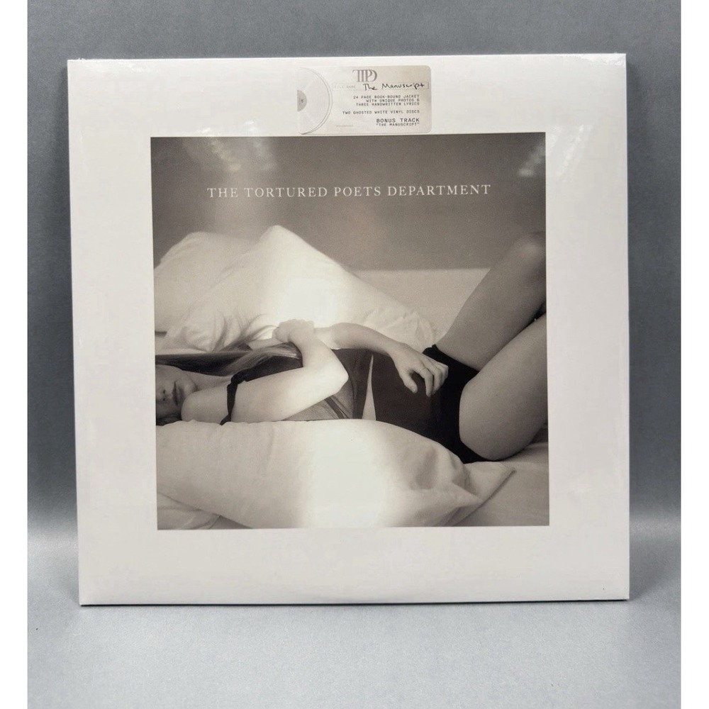 NEW Sealed Taylor Swift Tortured Poets Department Vinyl "The Manuscript" + Note